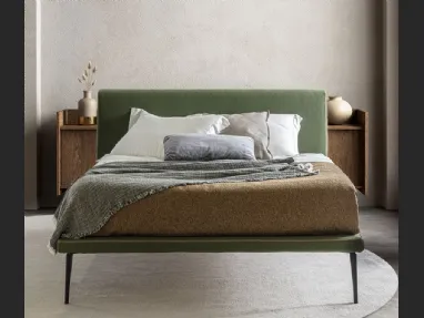 Letto in tessuto con testiera Stelle di Flexstyle