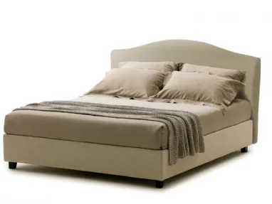 Letto in tessuto con testiera sagomata Napoleone di Flexstyle