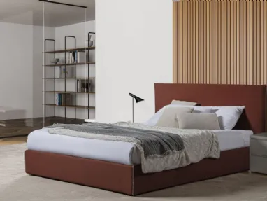 Letto in tessuto con box contenitore Varenne di Flexstyle