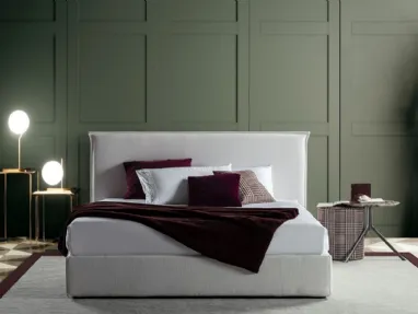 Letto in tessuto con contenitore Voulevù di Flexstyle