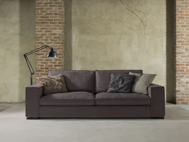 Divano lineare in tessuto Butterfly New di Flexstyle