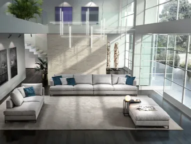 Divano lineare Dallas di Flexstyle