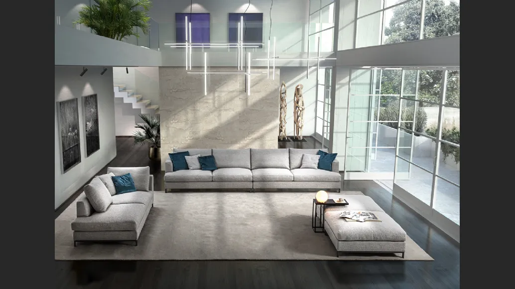 Divano lineare Dallas di Flexstyle
