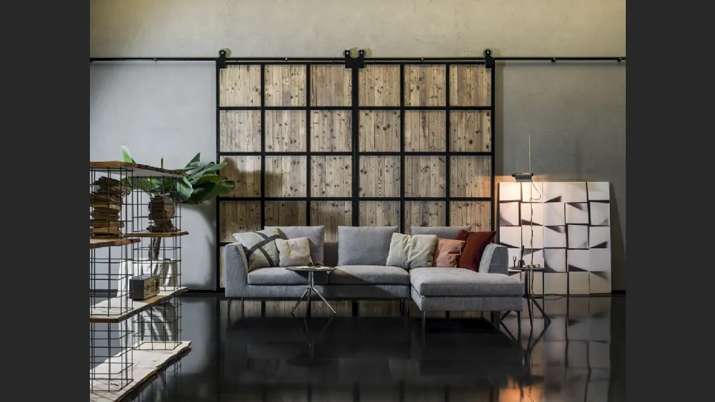 Divano con penisola Estelle di Flexstyle