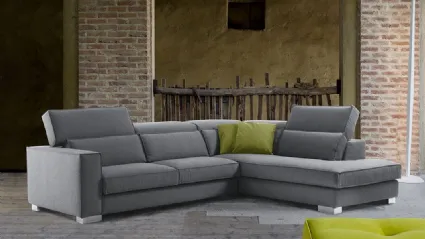 Divano angolare in tessuto Portofino di Flexstyle