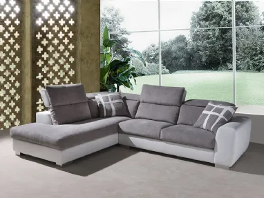 Divano angolare in tessuto Stella di Flexstyle