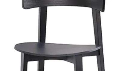 Sedia in legno Maya S L LG di Midj