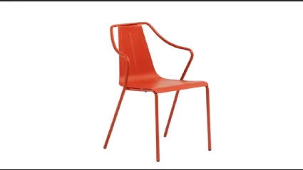 Sedia Ola P M in metallo di Midj
