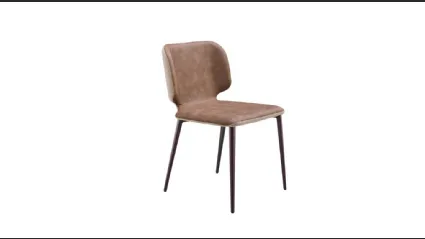 Sedia Wrap in pelle di Midj
