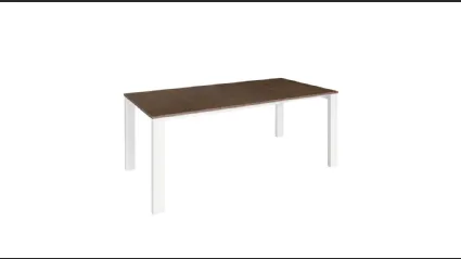 Tavolo allungabile Badù con top in cristalceramica di Midj
