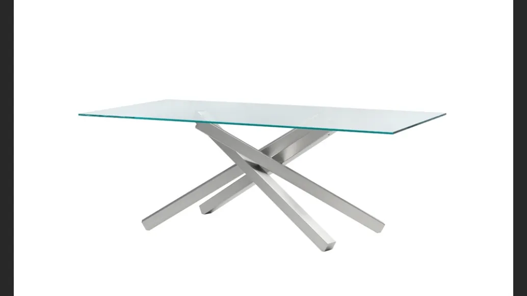 Tavolo Pechino con top in vetro di Midj