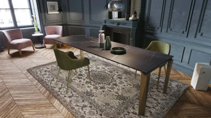 Tavolo T1511 Diamond 140 in laminato di Zamagna