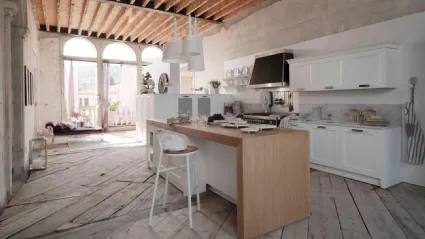 Cucina Classica Asolo con isola di Dibiesse