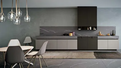 Cucina Moderna lineare Area 22 Gola 02 in laccato di Dibiesse
