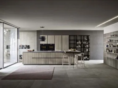 Cucina Moderna Emporio Gola con isola di Dibiesse