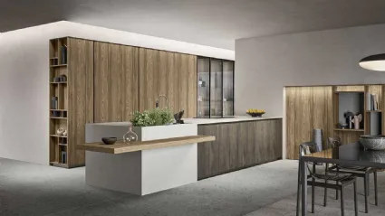 Cucina Moderna Emporio Gola con penisola di Dibiesse
