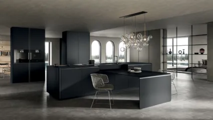 Cucina Moderna in laccato opaco Filo 02 di Dibiesse