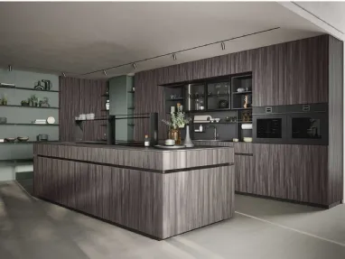Cucina Moderna GI30 con isola di Dibiesse