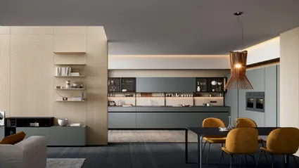 Cucina Moderna Play GI30 02 in laccato opaco di Dibiesse