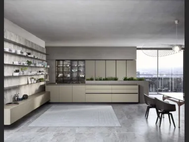 Cucina Moderna lineare Spring Gola 02 in maminato di Dibiesse