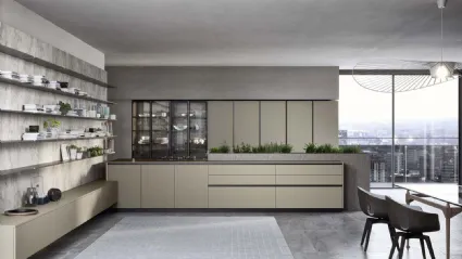 Cucina Moderna lineare Spring Gola 02 in laminato di Dibiesse