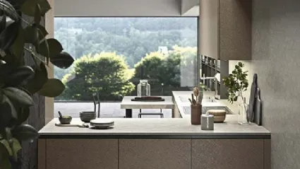 Cucina Moderna angolare Spring Job 02 in laminato di Dibiesse