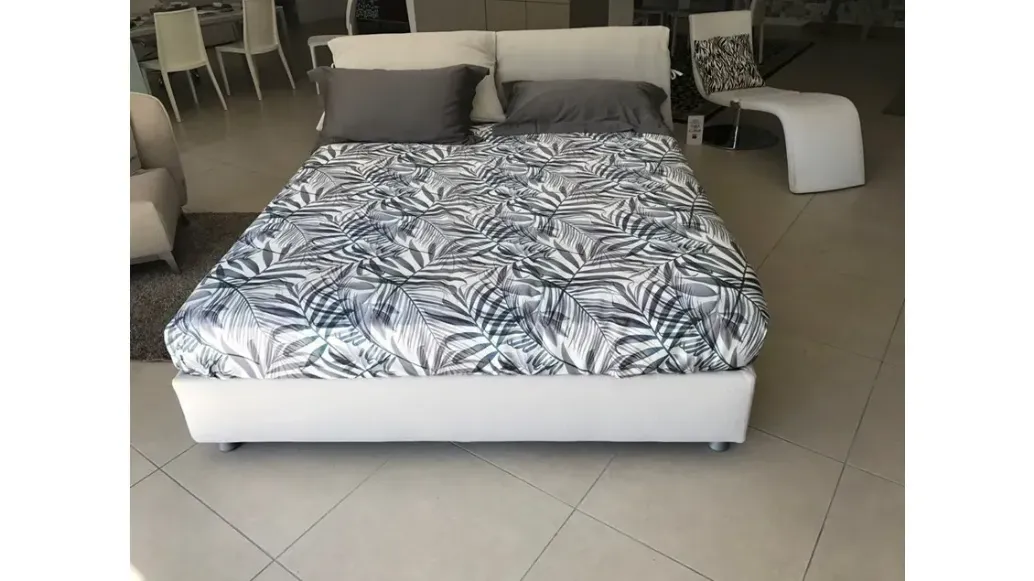 Letto Flou Nathalie bianco