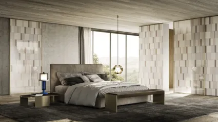 Porta per interni Manhattan Scorrevole in vetro decoro Origin di Henry Glass