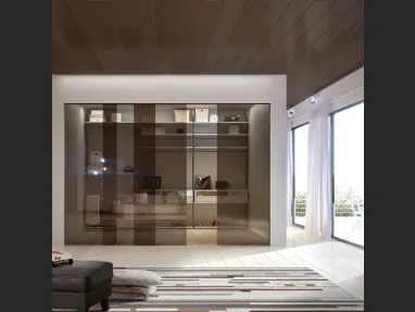 Porta per interni Vitra Scorrevole in vetro Bronzo Trasparente di Henry Glass