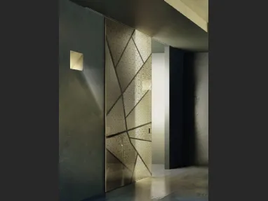 Porta per interni Vitra Scorrevole esterno muro in Vetro satinato Sonetto di Henry Glass