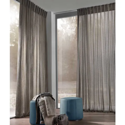 Tenda T Venti arricciata monocannoncino di Athena Collezioni
