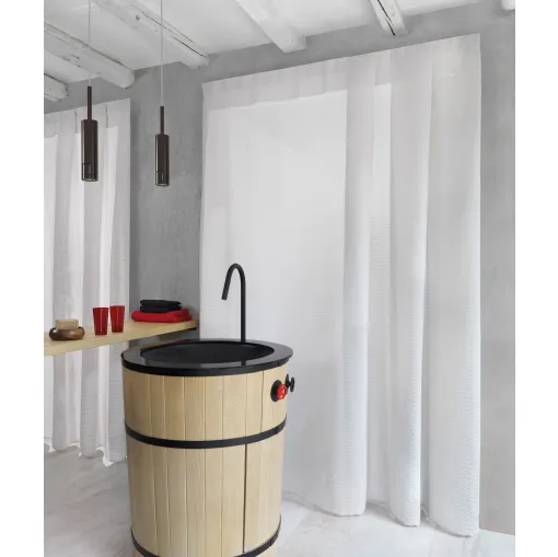 Tenda T Settantaquattro semitesa con pieghe profonde laterali di Athena Collezioni