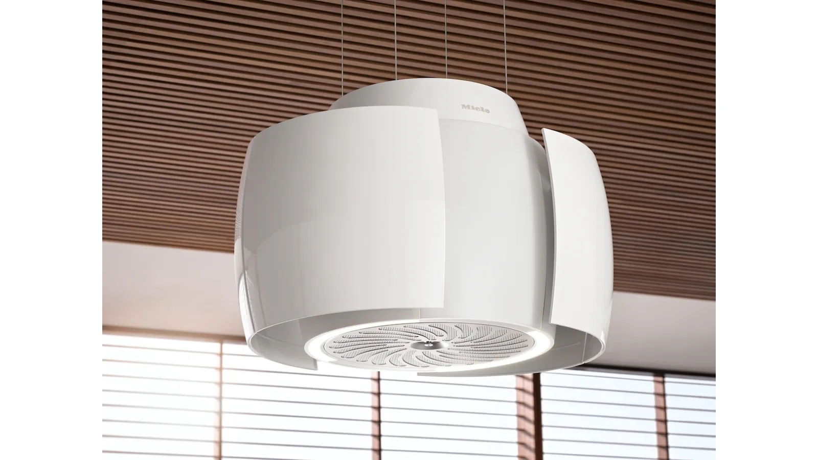 Cappa Aspirante di design DA 7378 D Aura Ambient con comandi solo Smart di Miele
