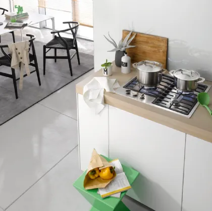 Piano Cottura KM 2312 a gas con bruciatore wok singolo di Miele