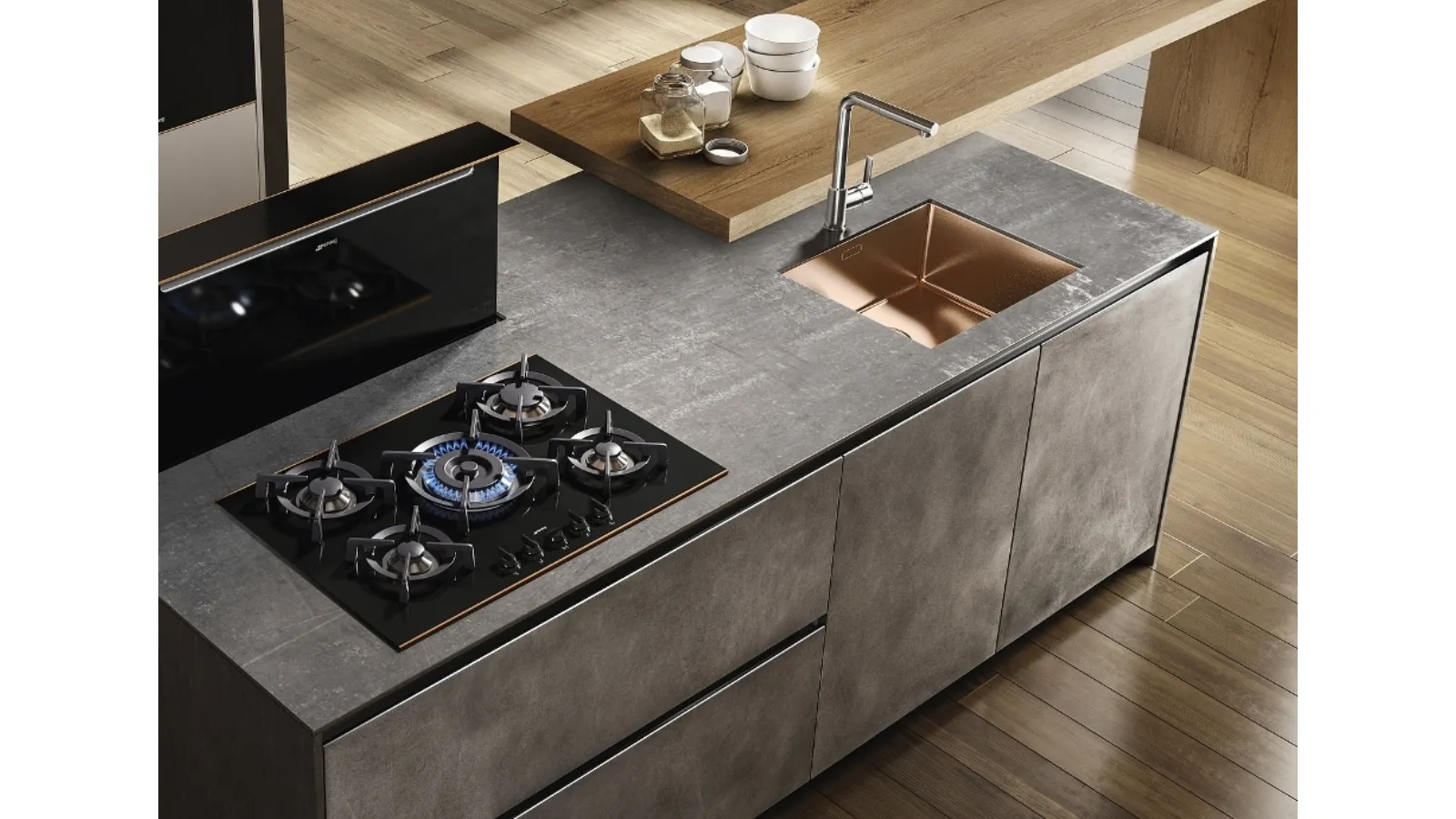 Lavello Dolce Stil Novo di Smeg
