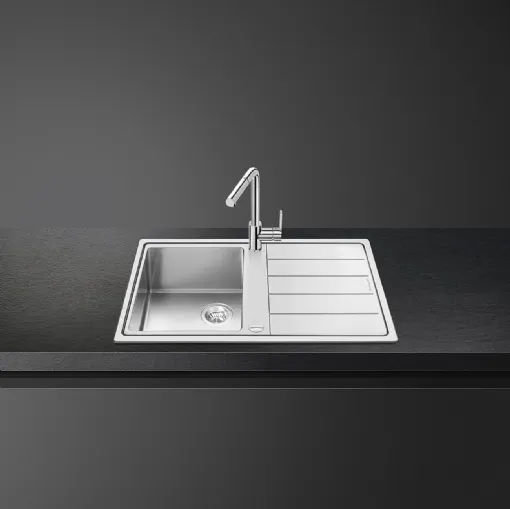 Lavello Incasso Semifilo LDR861-2 di Smeg
