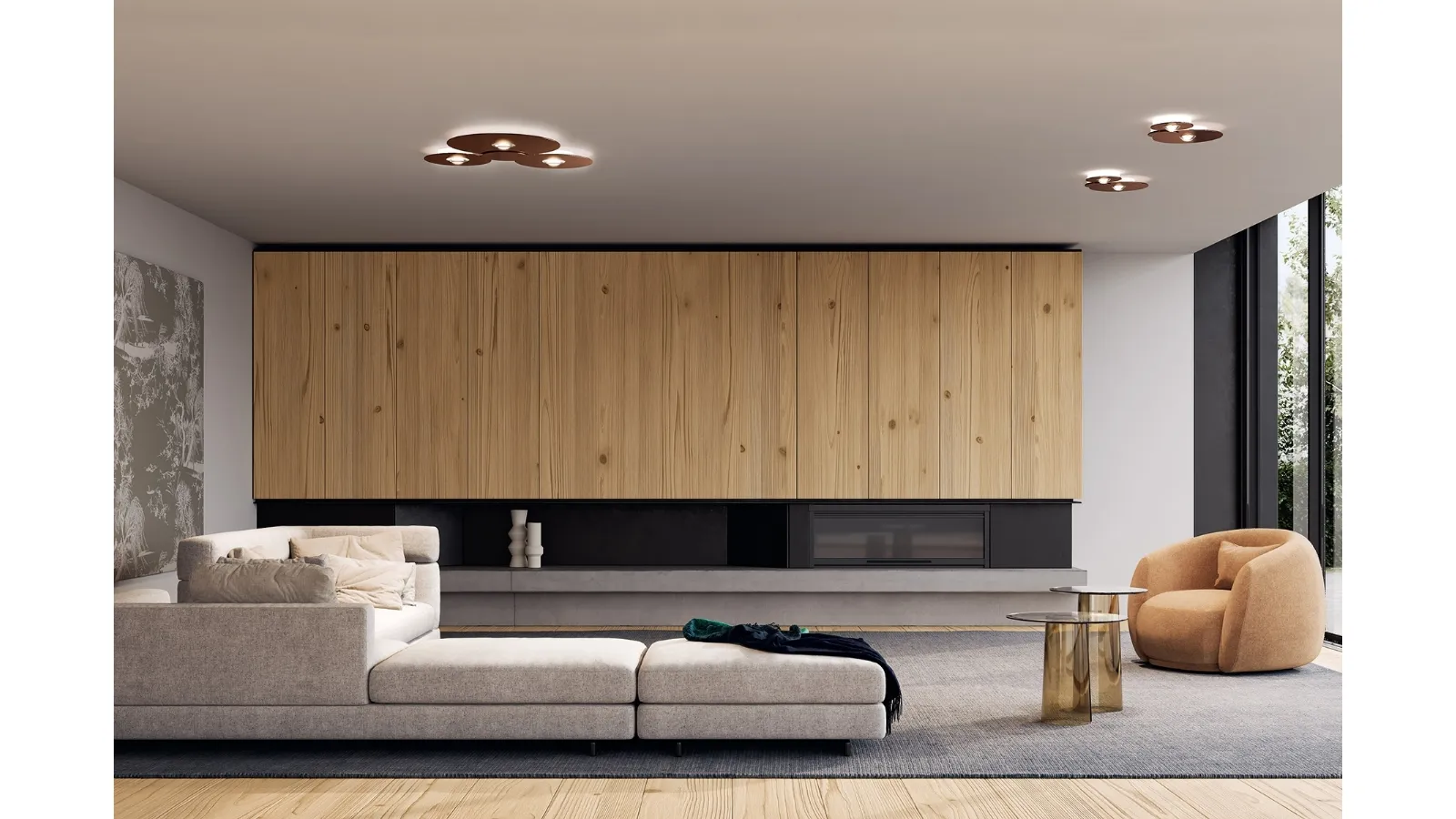 Lampada a soffitto Bugia di Lodes