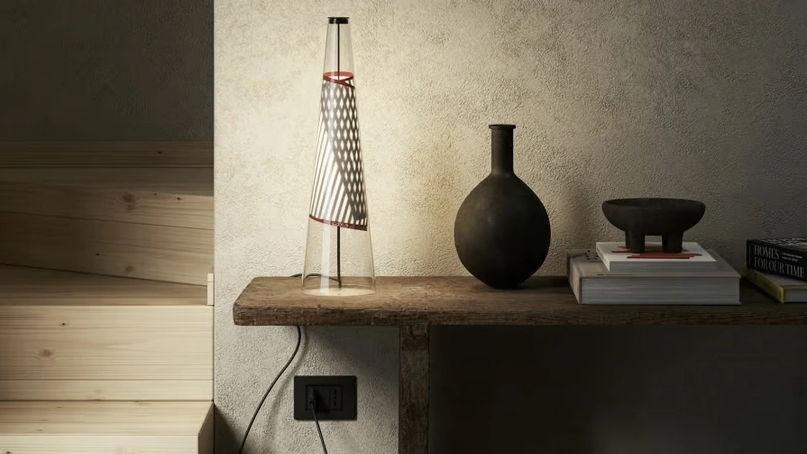 Lampada da tavolo Cono di Luce di Lodes