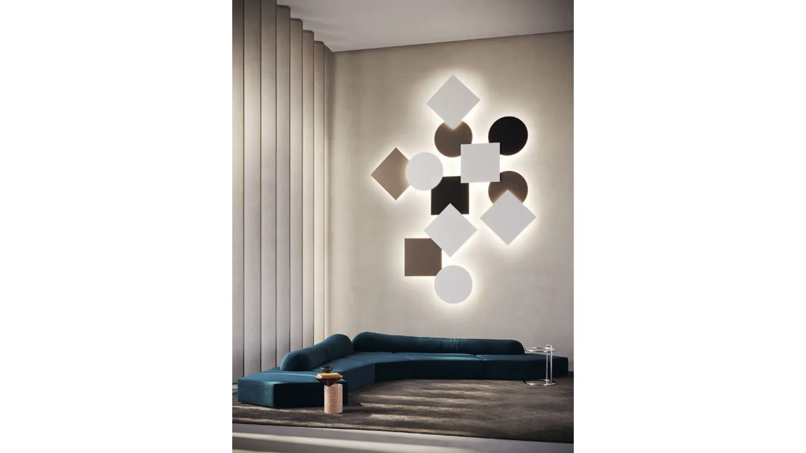 Lampada da parete Puzzle Mega di Lodes