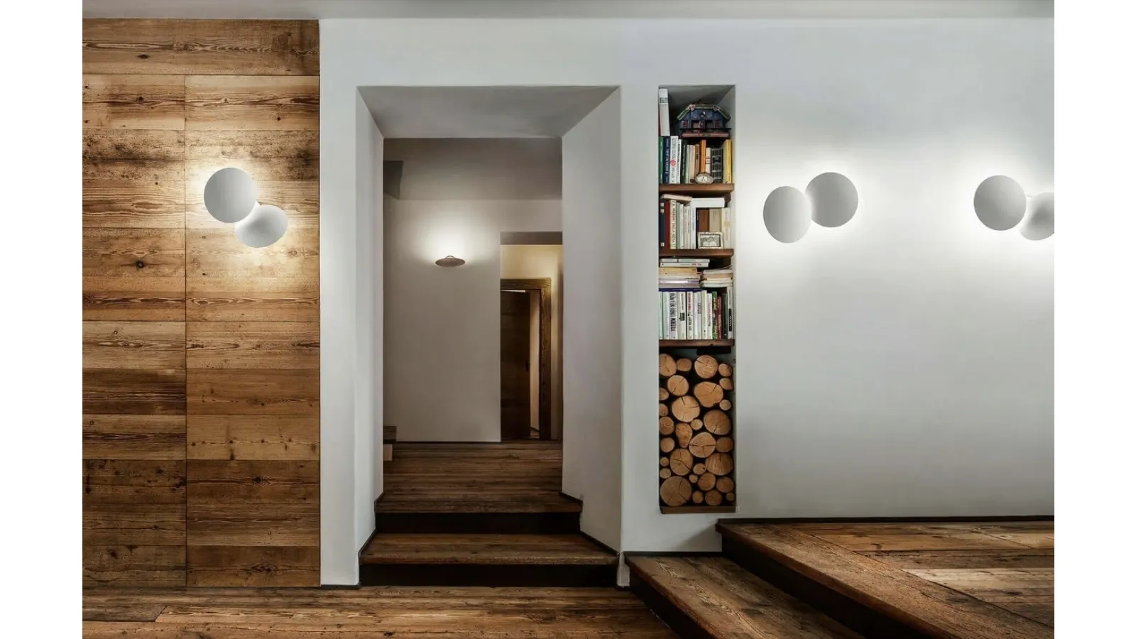Lampada da parete Puzzle Round di Lodes