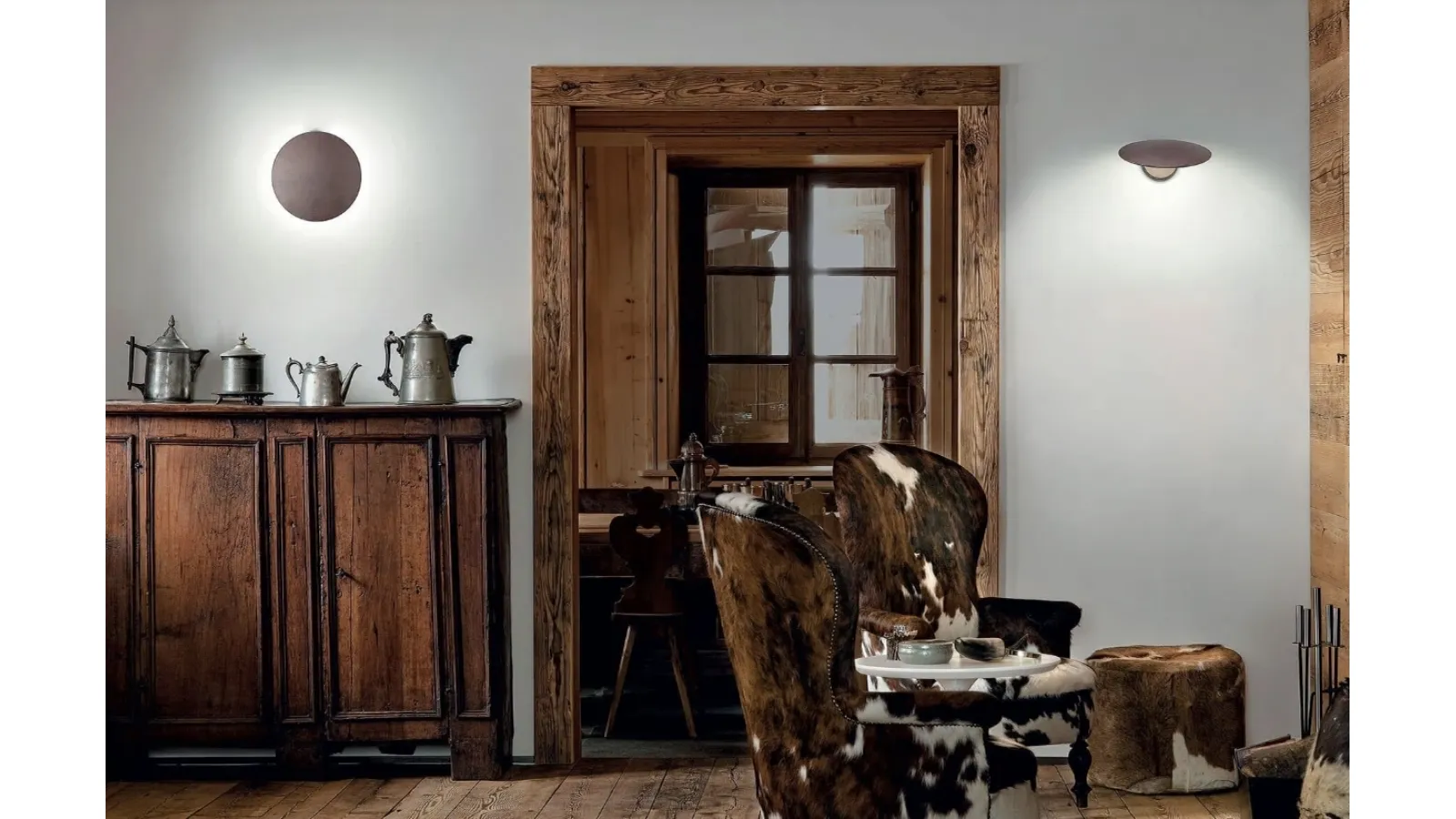 Lampada da parete Puzzle Round di Lodes