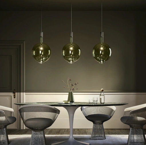 Lampada a sospensione Sky-Fall Round di Lodes