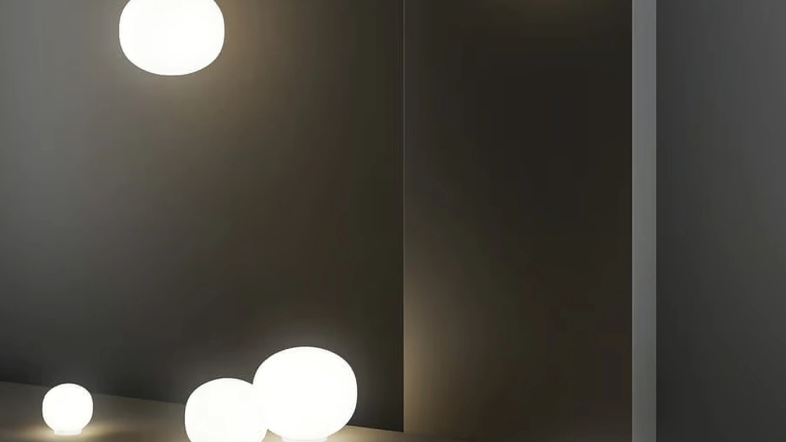 Lampada Volum in vetro da tavolo e parete di Lodes