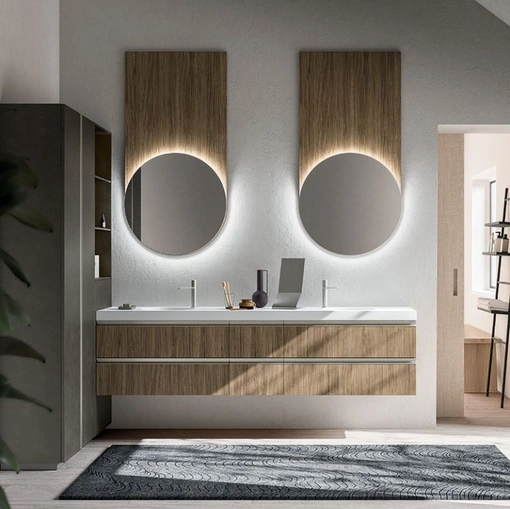 Mobile da Bagno sospeso Cartabianca 03 di Cerasa