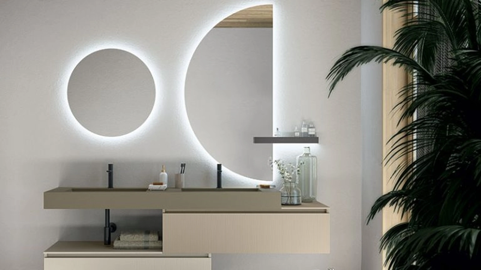 Mobile da Bagno sospeso Segno 04 di Cerasa