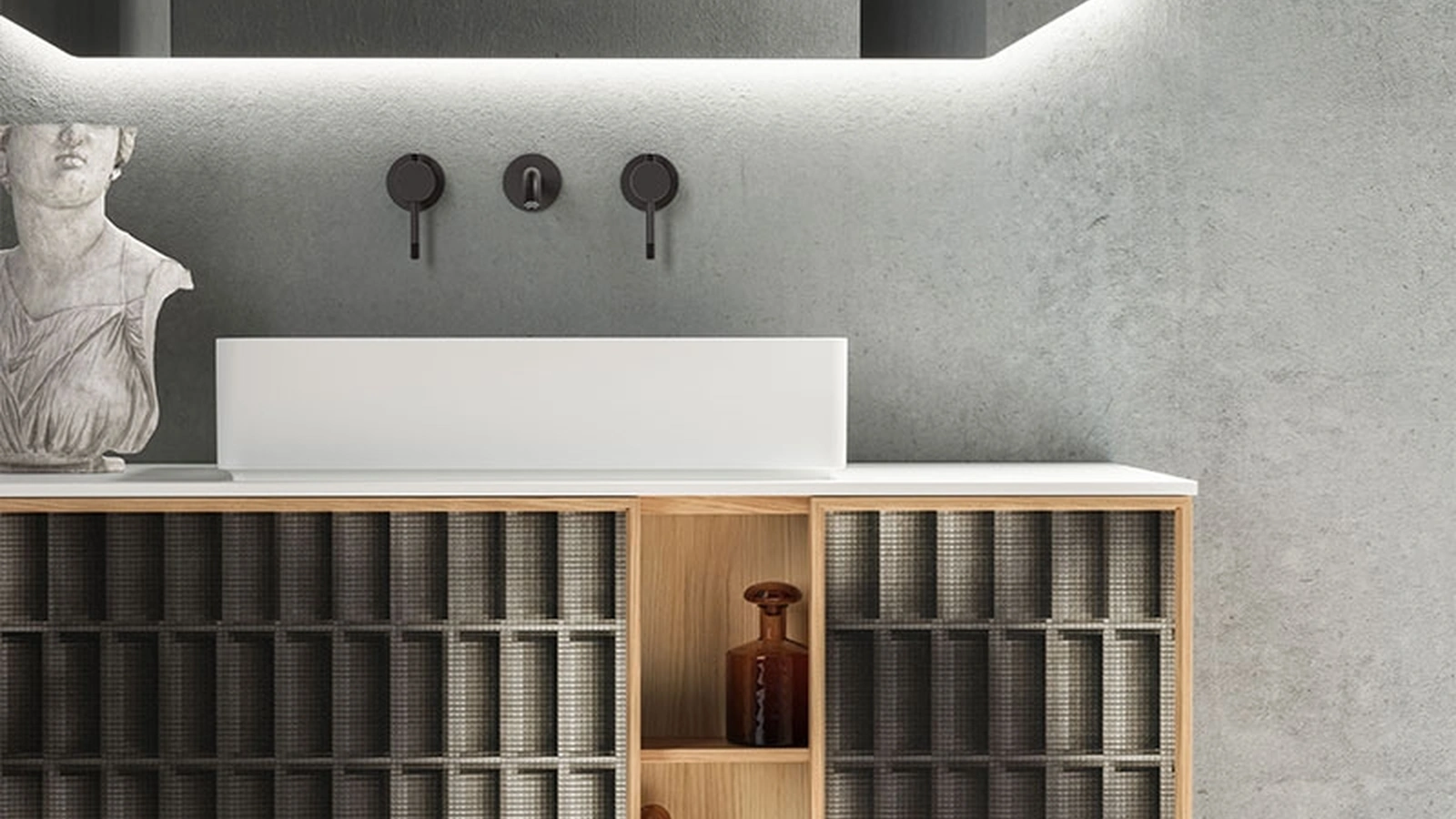 Mobile da Bagno Des Evolution Natural 01 di Cerasa