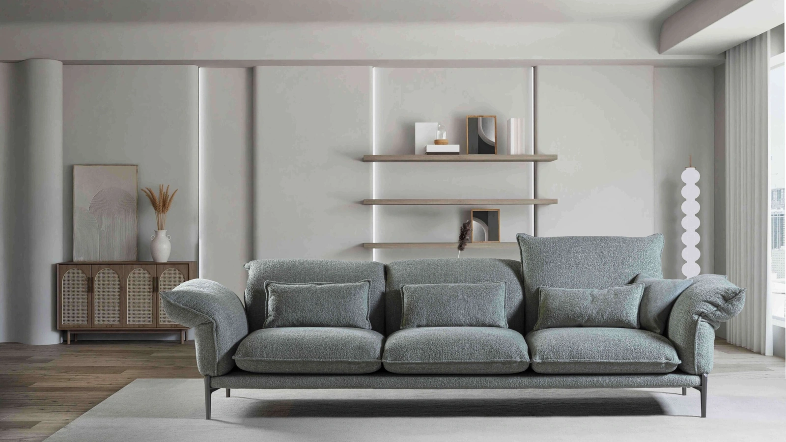 Divano lineare Hollywood di Flexstyle