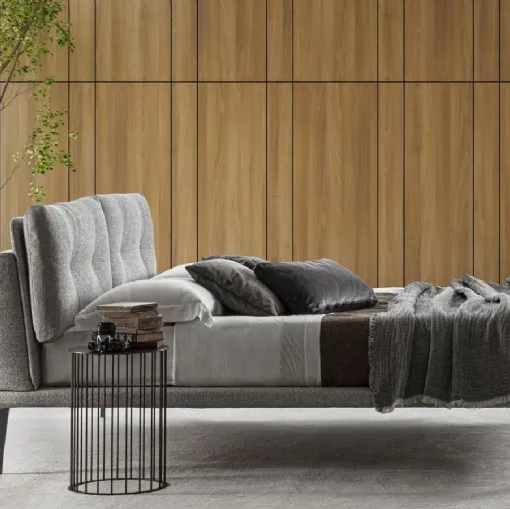 Letto in tessuto imbottito Bonfire di Flexstyle