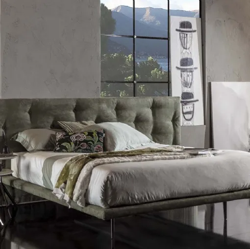 Letto con ampia testiera Embers di Flexstyle