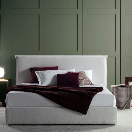 Letto in tessuto con contenitore Voulevù di Flexstyle